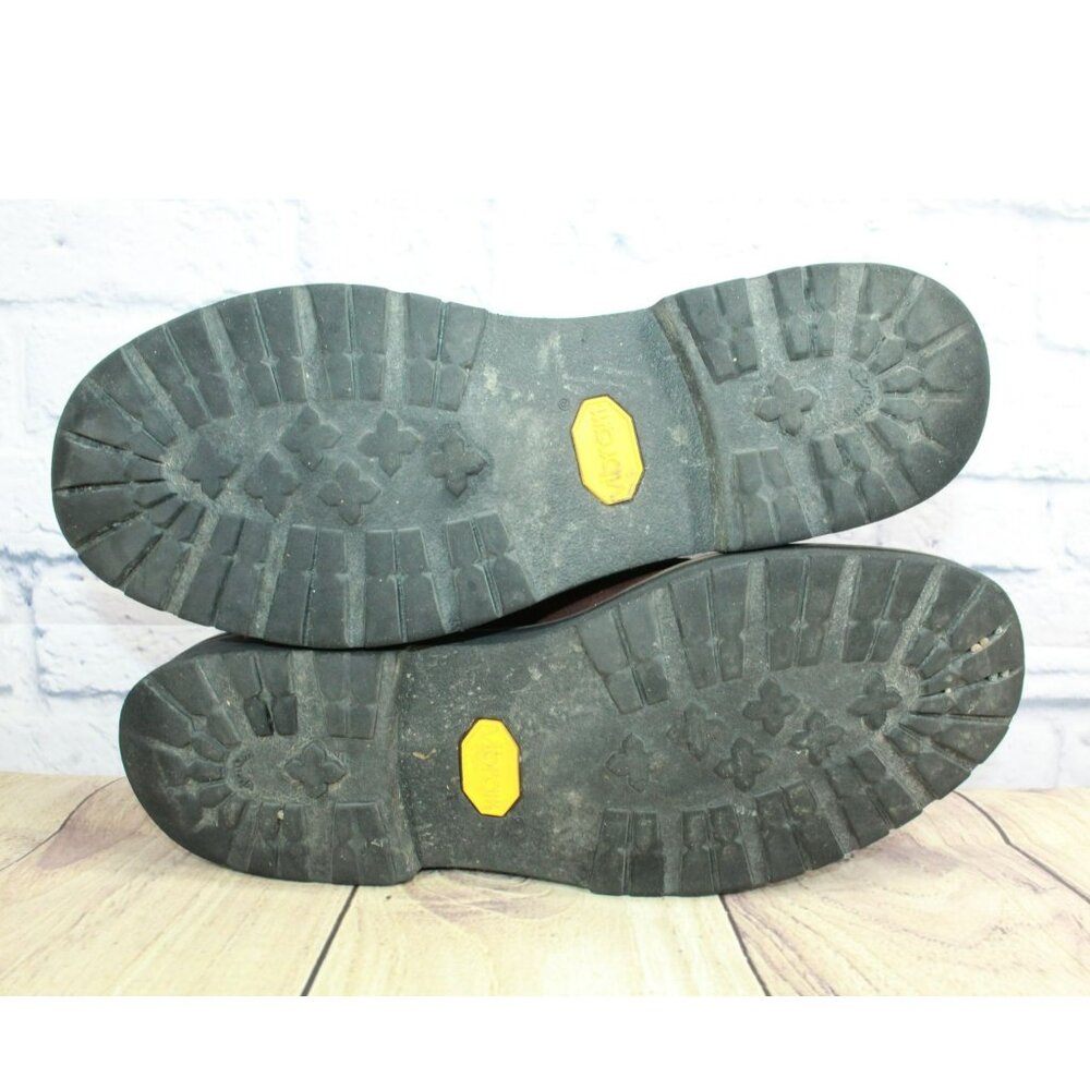 LL Bean Portland Brown Leather Lightweight Vibram Sole Chelsea Boots Size 12 M - Picture 9 of 9